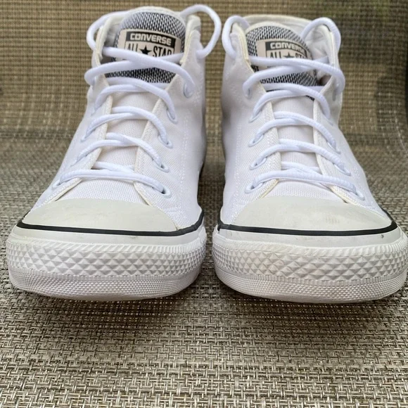 Converse Chuck Taylor Unisex All Star Syde Street Mid White Sneakers Sz 11M/13W - Picture 4 of 11